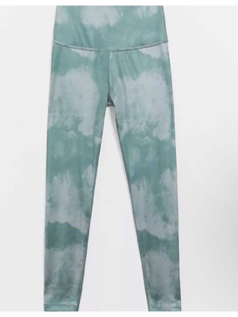 Anthropologie Beyond Yoga Ghost Mint Tie Dye High Waisted Yoga Leggings XL